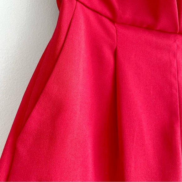 Bebe Red Sweetheart Strapless Jumpsuit NWT - Picture 6 of 10